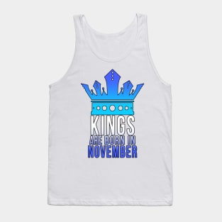 Kings are born in November Tank Top